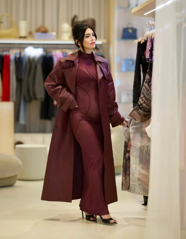 Беременная Меган Фокс на шопинге