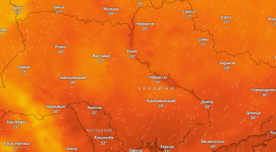 Сонце та дощі поділили карту навпіл — синоптики розповіли про опади та спеку завтра - фото 2