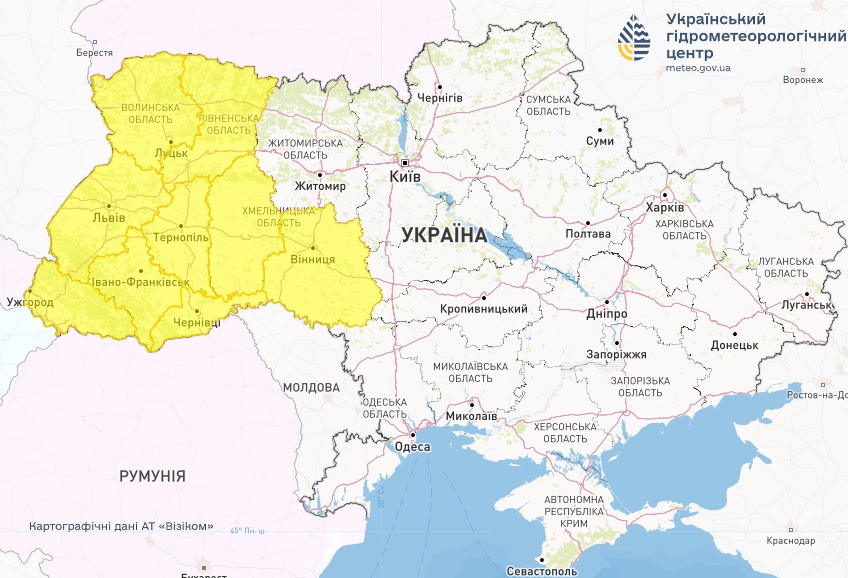 Прогноз погоды в Украине на 30 декабря.