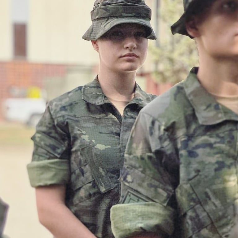 17-річна іспанська принцеса змінила модні сукні на військову форму - фото 6