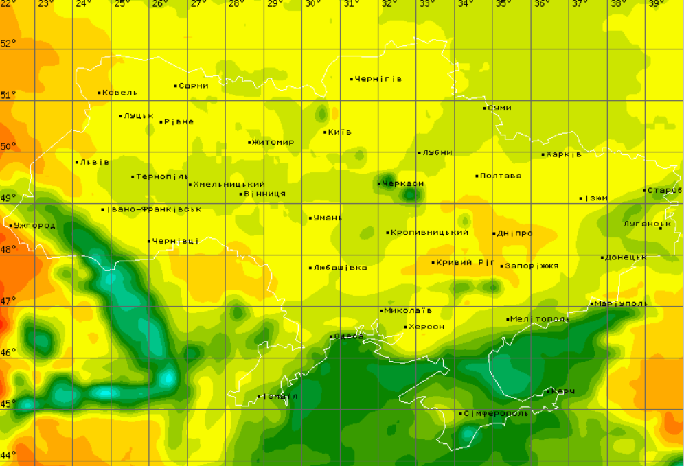 погода в Украине 8 сентября