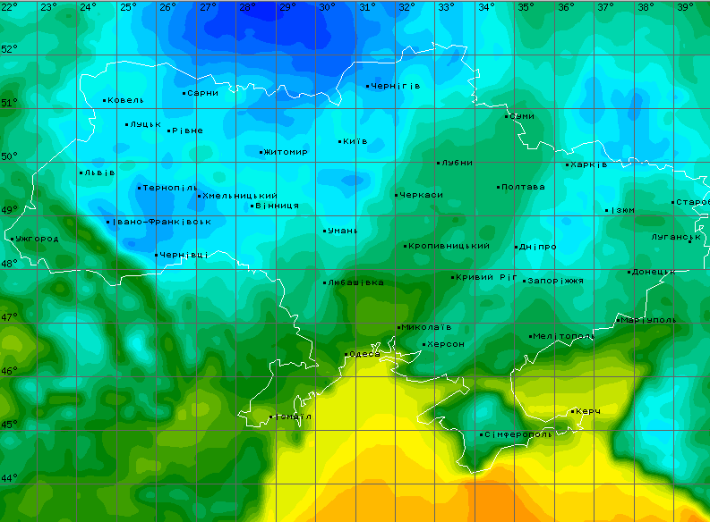 Прогноз погоды 20 января