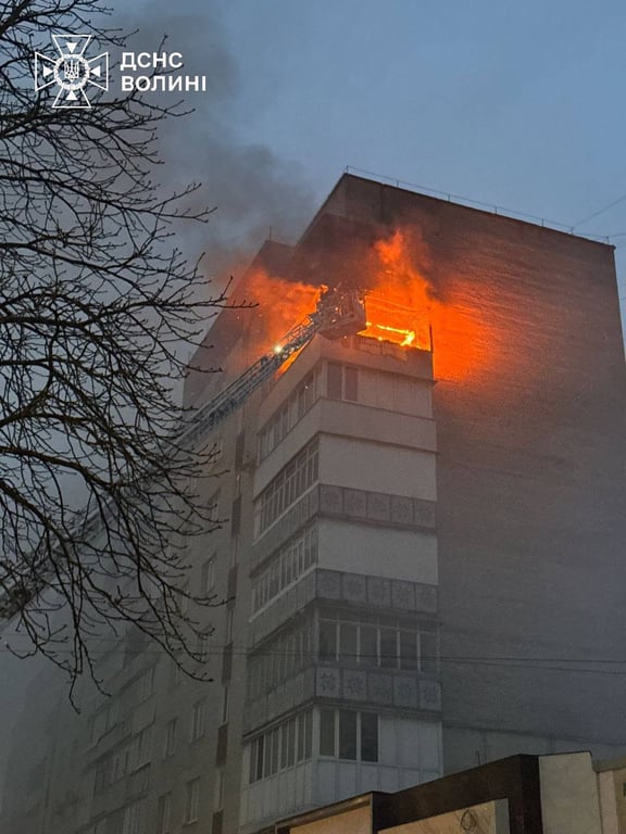 Обстріли Луцька 1 квітня