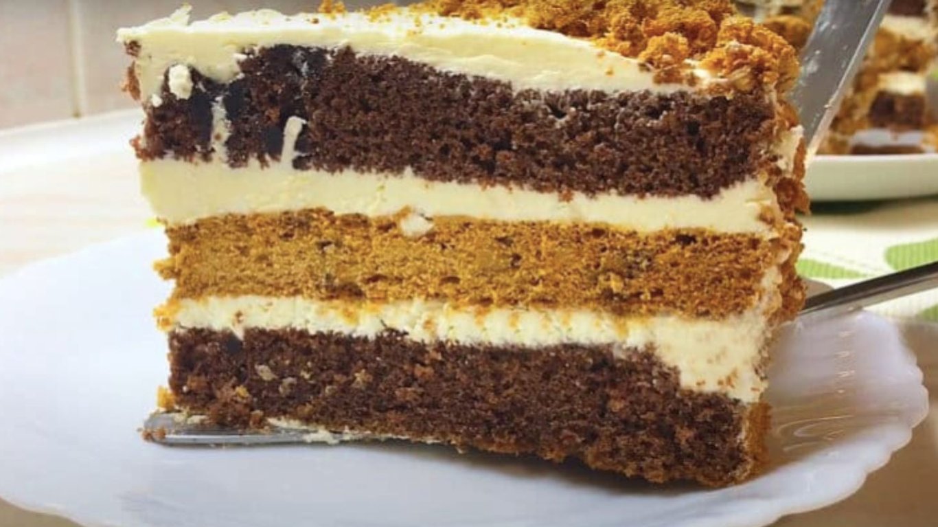 вдалий рецепт торта, який схожий на київський 