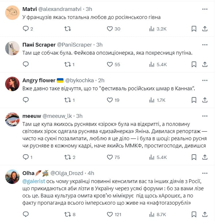 У французів тотальна любов до російського— українці обурені цьогорічним Каннським кінофестивалем - фото 4