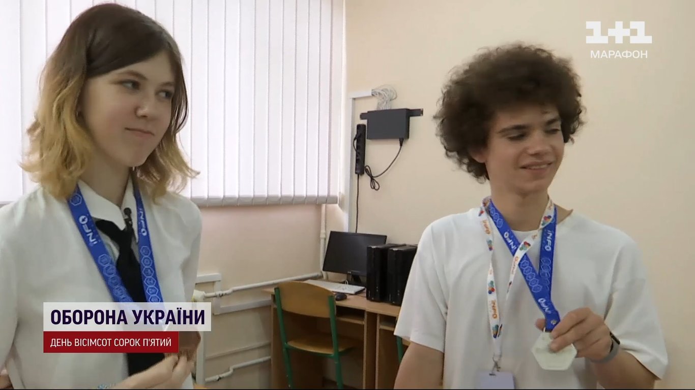 Школярі Катерина та Ілля, які представляли Україну на конкурсі
