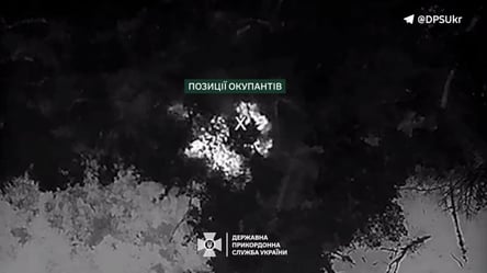 Нічний "Вампір" — в ДПСУ показали нічний удар з дрона по окупантах на Луганщині - 285x160