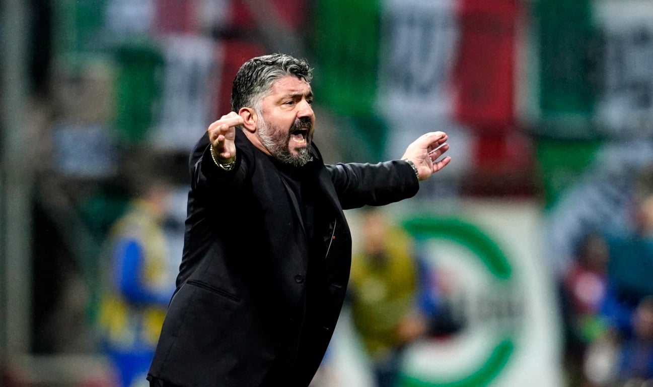 Дженнаро Гаттузо во время матча с Боснией и Герцеговиной 31 марта 2026 года