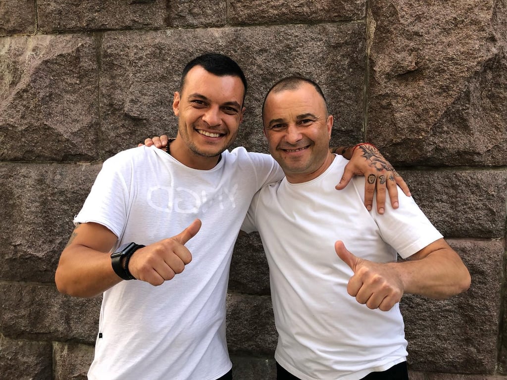 Віктор Павлік зі своїм сином Олександром