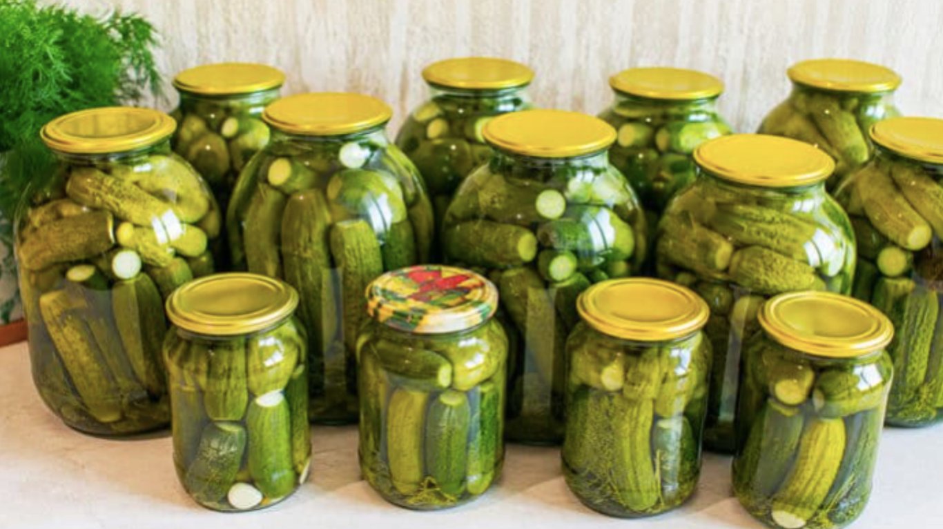 рецепт маринованх огірків
