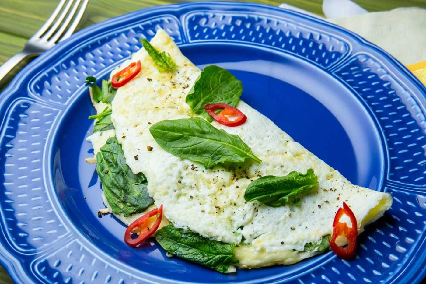 Білковий омлет на сніданок - рецепт