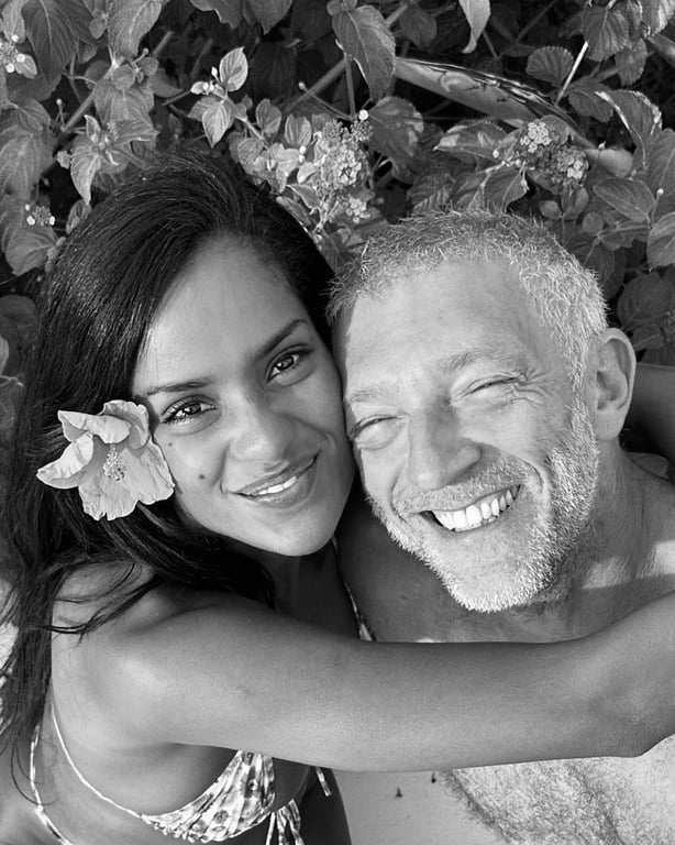 Венсан Кассель с возлюбленной