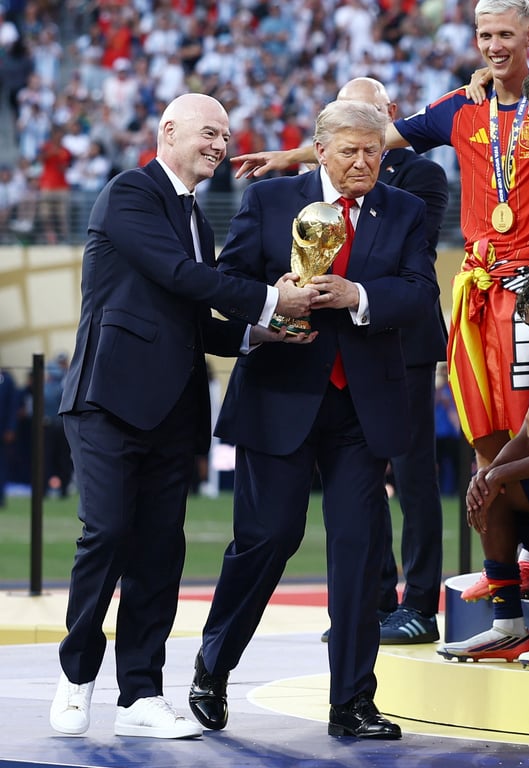 Дональд Трамп и Джанни Инфантино