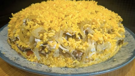 Салат з куркою "Карпати"  — давно забутий рецепт на свято - 285x160