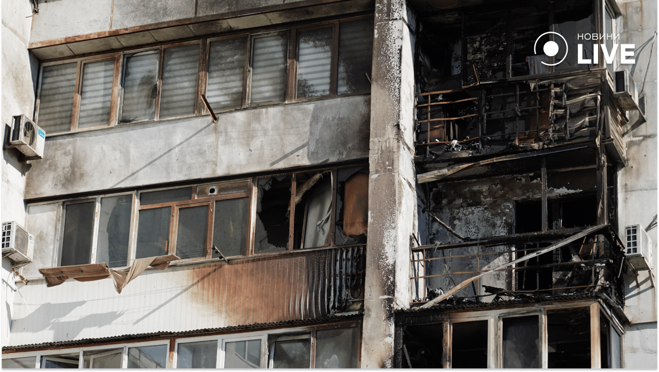 Постраждалі від дробового удару квартири. Фото: Новини.LIVE/ Юлія Браславська