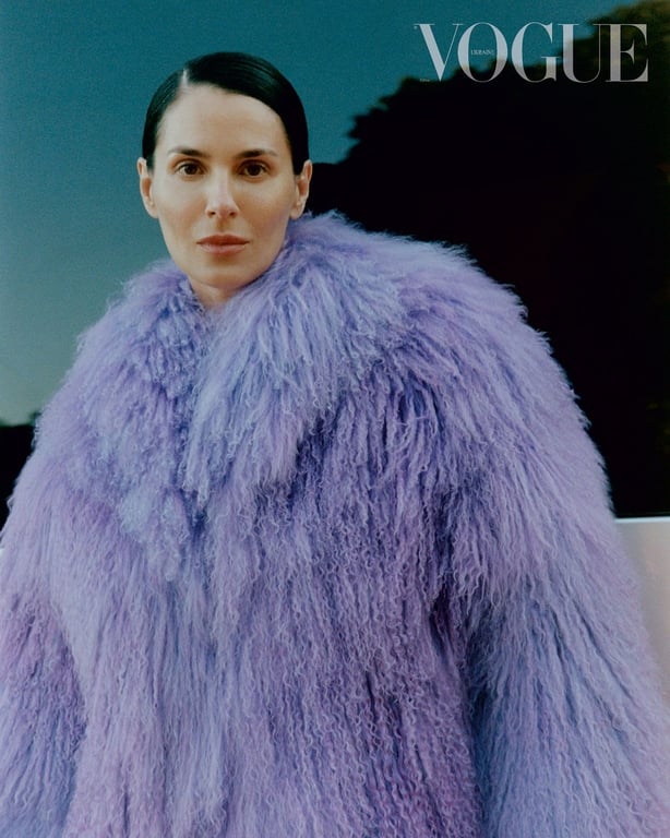 Маша Єфросиніна у хутрі