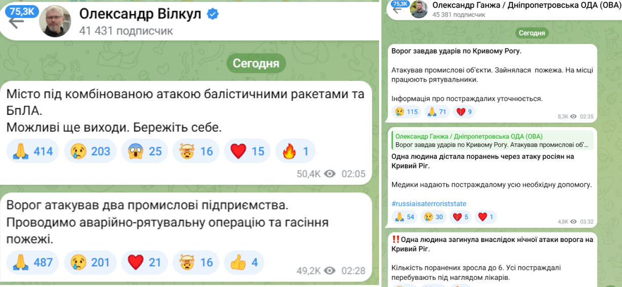 Кривий Ріг під ударом 16 серпня