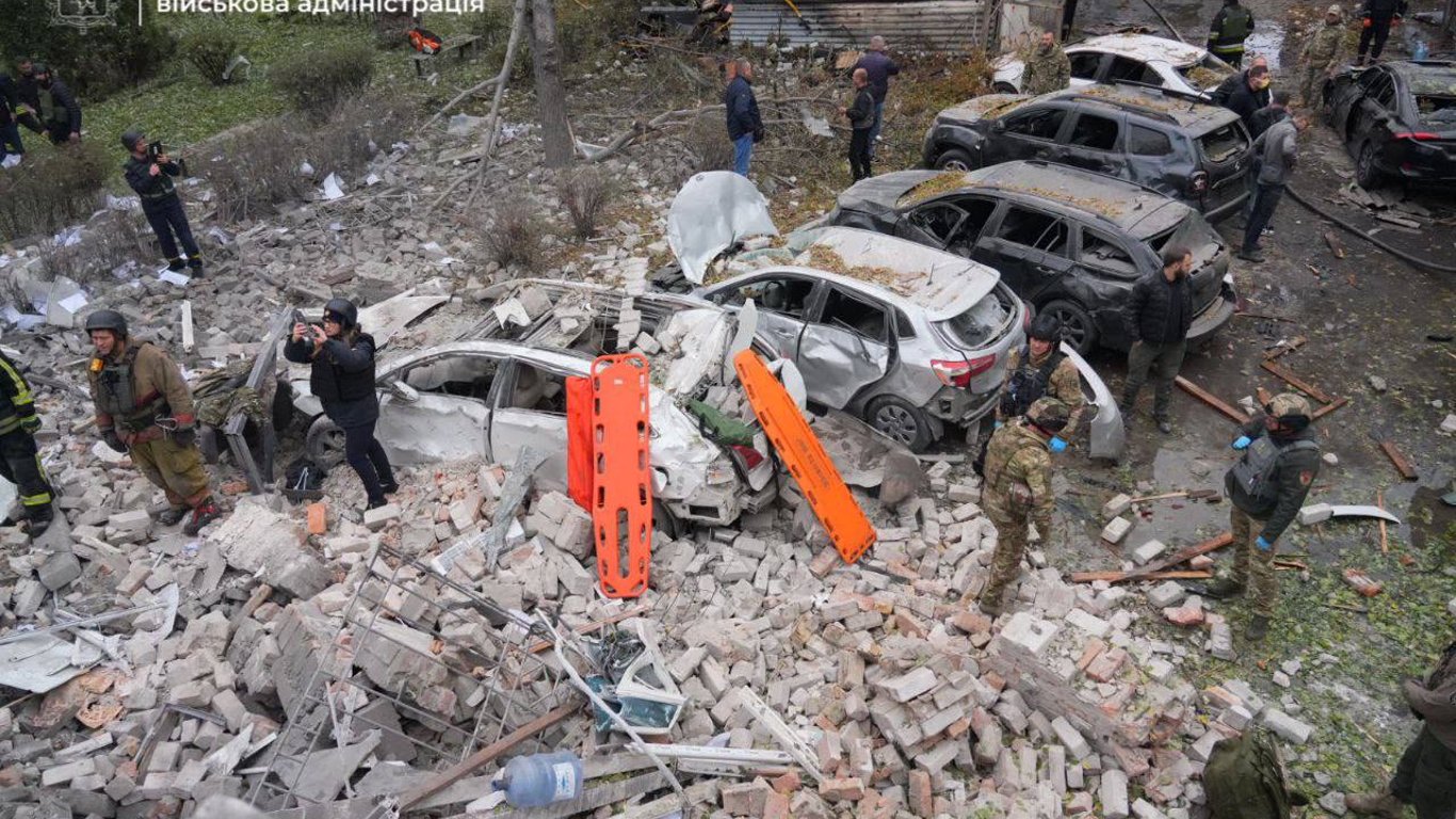 Russian strike on Zaporizhzhia on October 21 — a kindergarten is destroyed