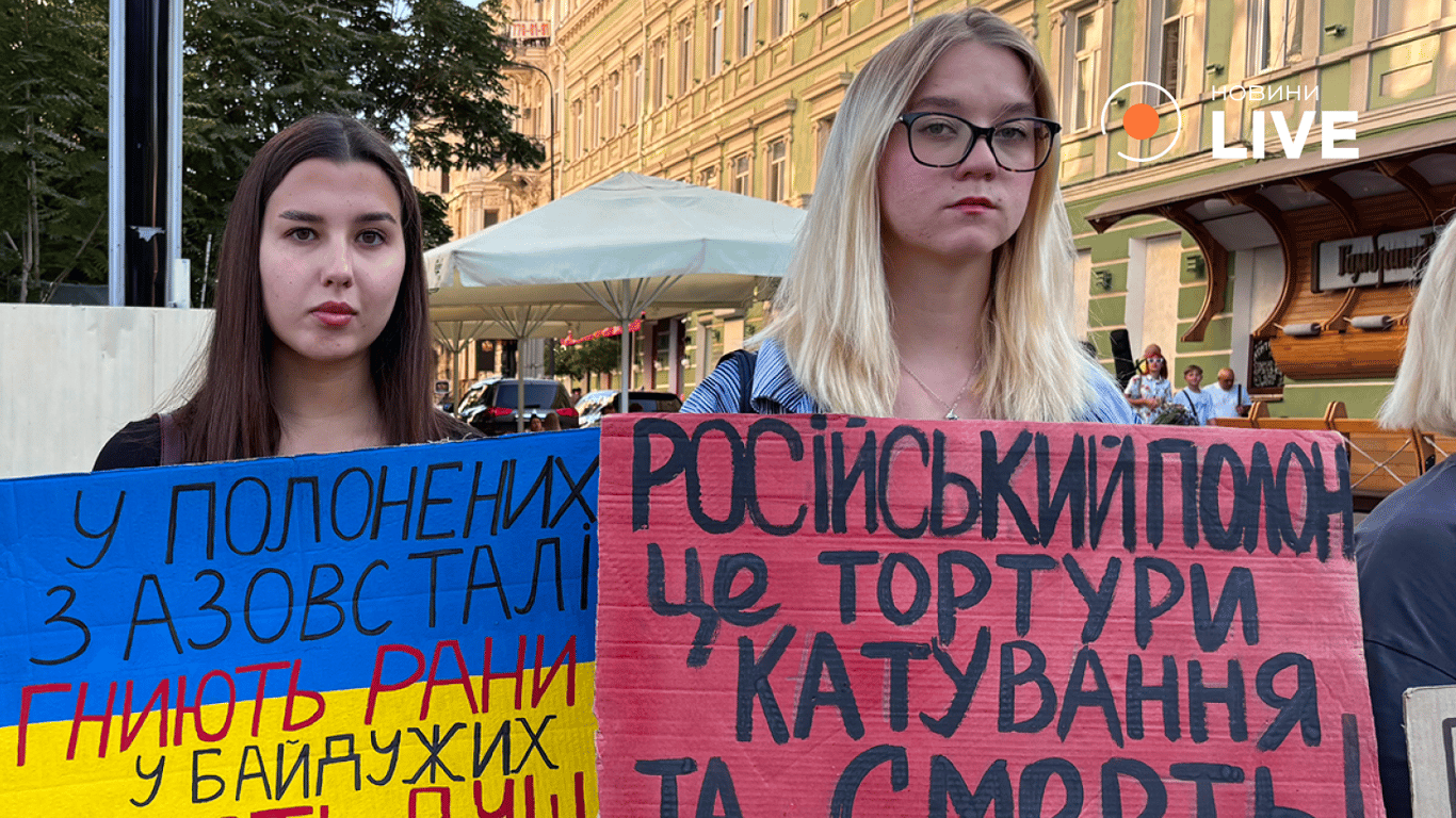 Акція на підтримку полонених в Одесі