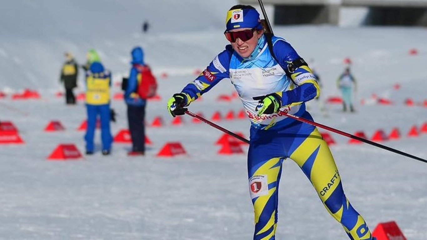 Надія Бєлкіна - на Чемпіонаті України з біатлону виграла золото спринту