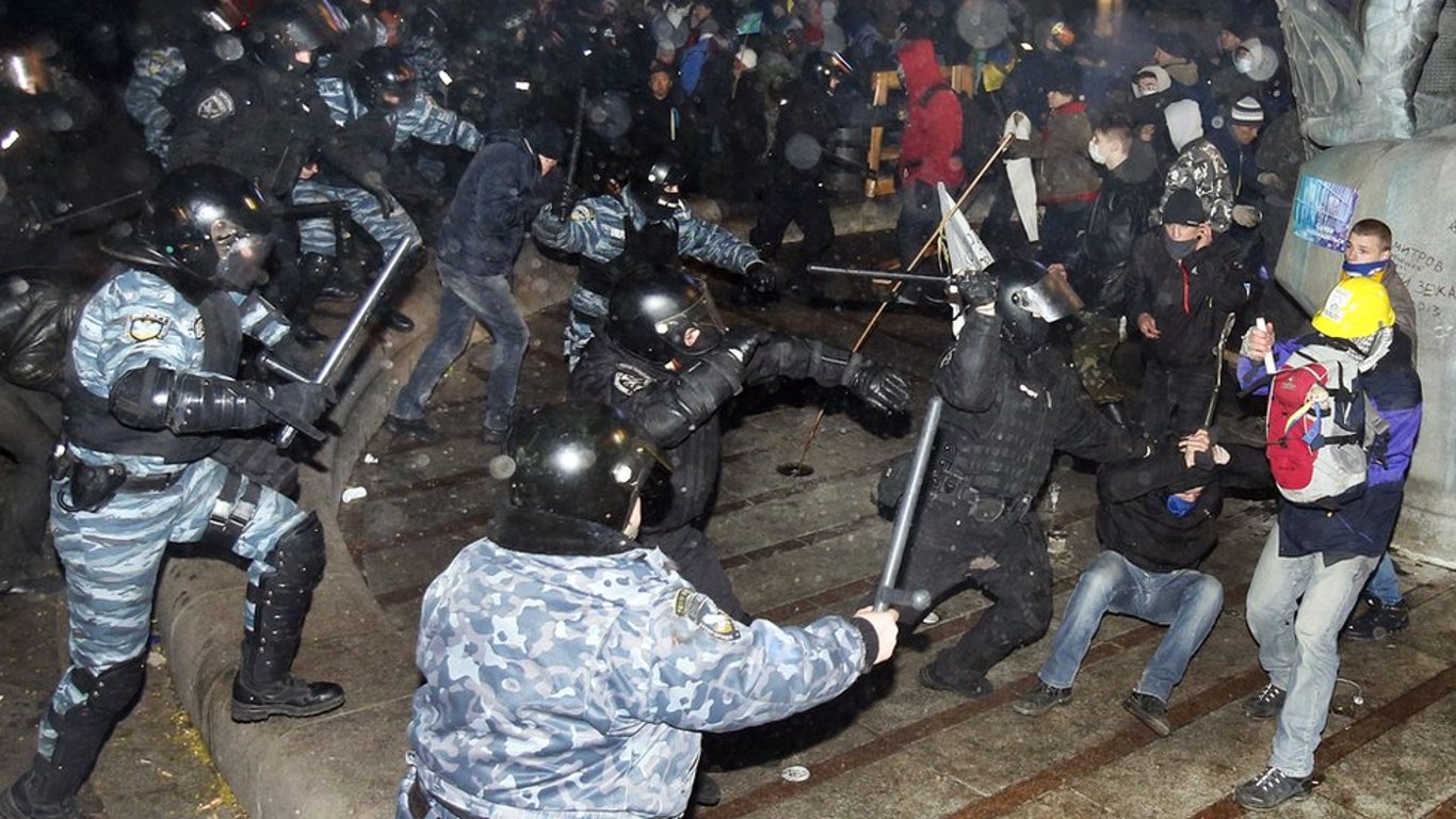 Силовой разгон Майдана – годовщина