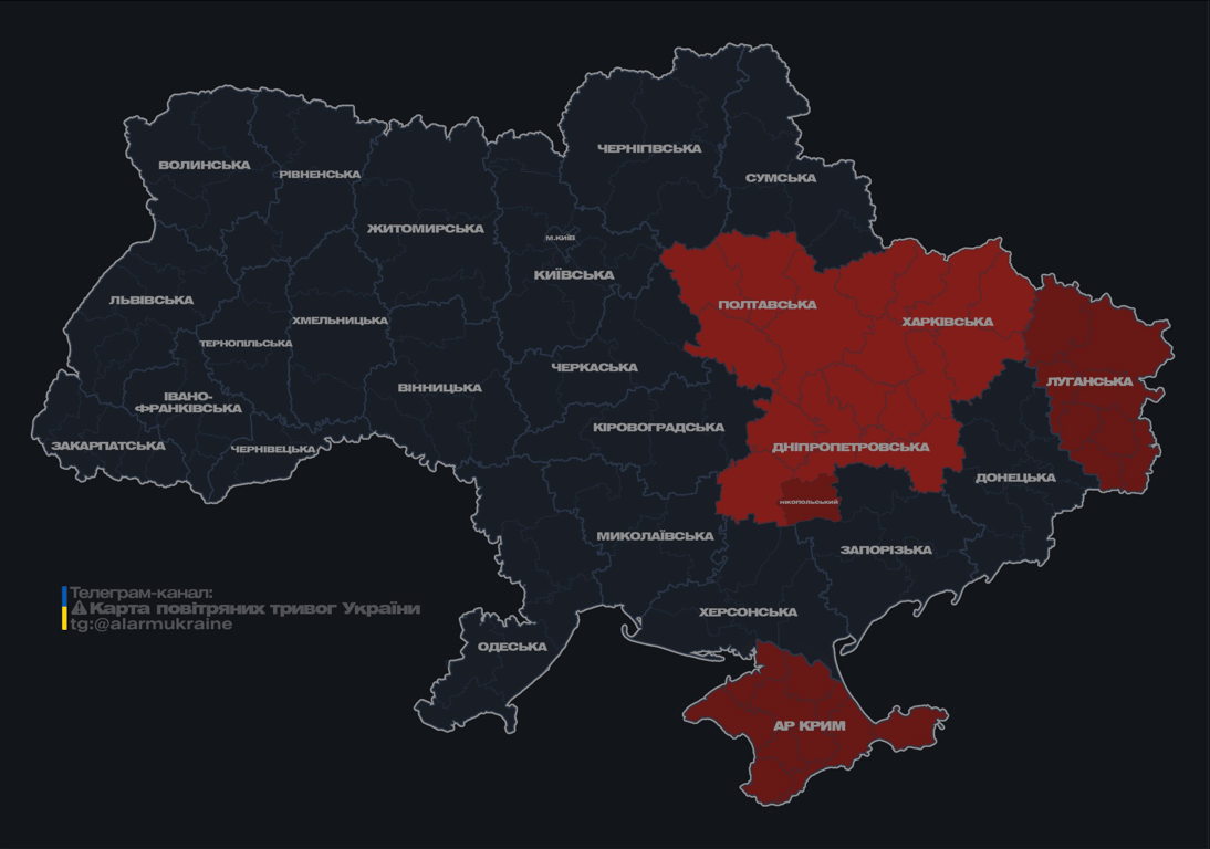Україною шириться повітряна тривога — чому та які області в небезпеці - фото 1