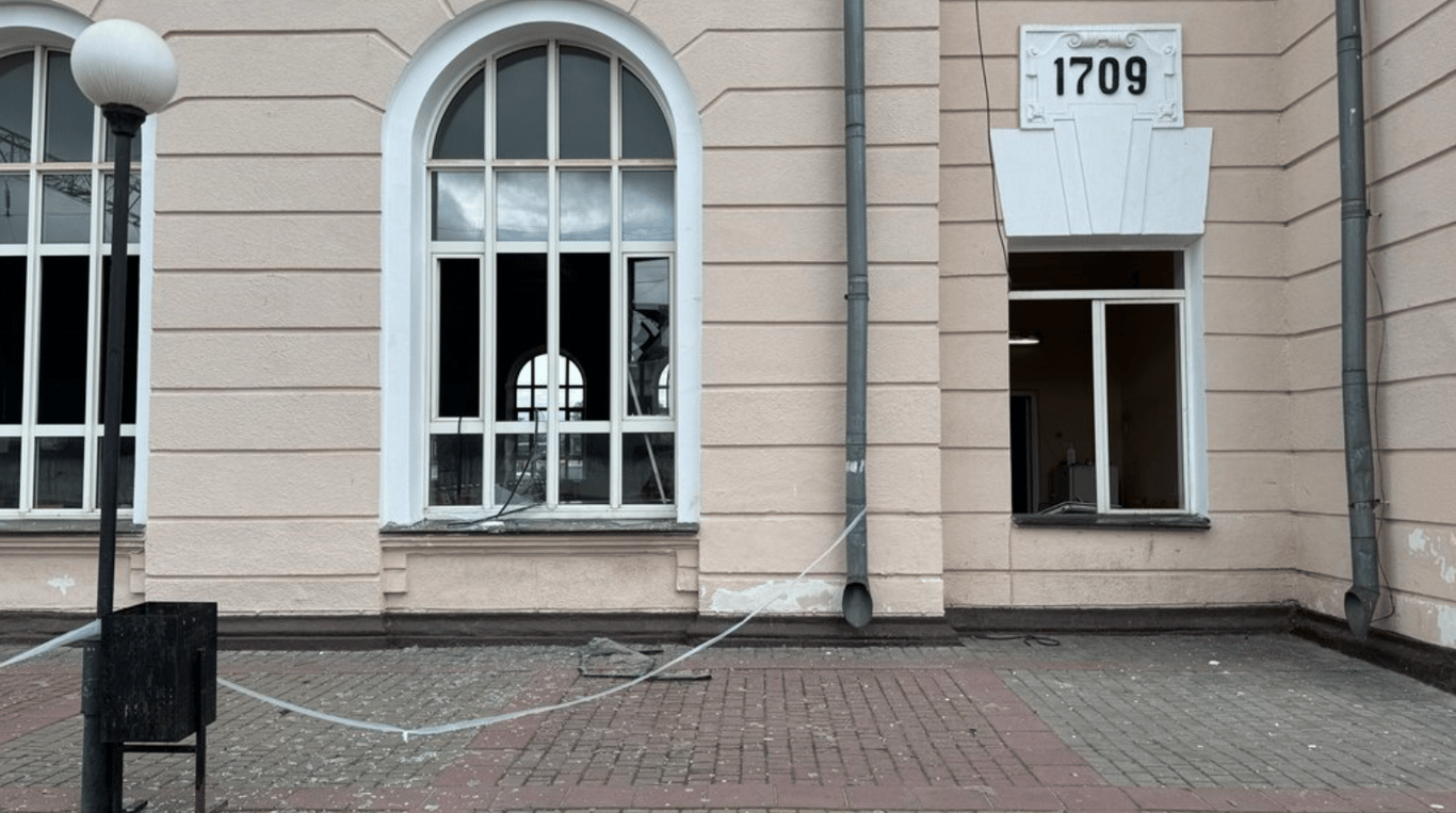 Обстріл Полтави залізничний вокзал