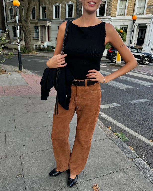 What suede items to wear this spring