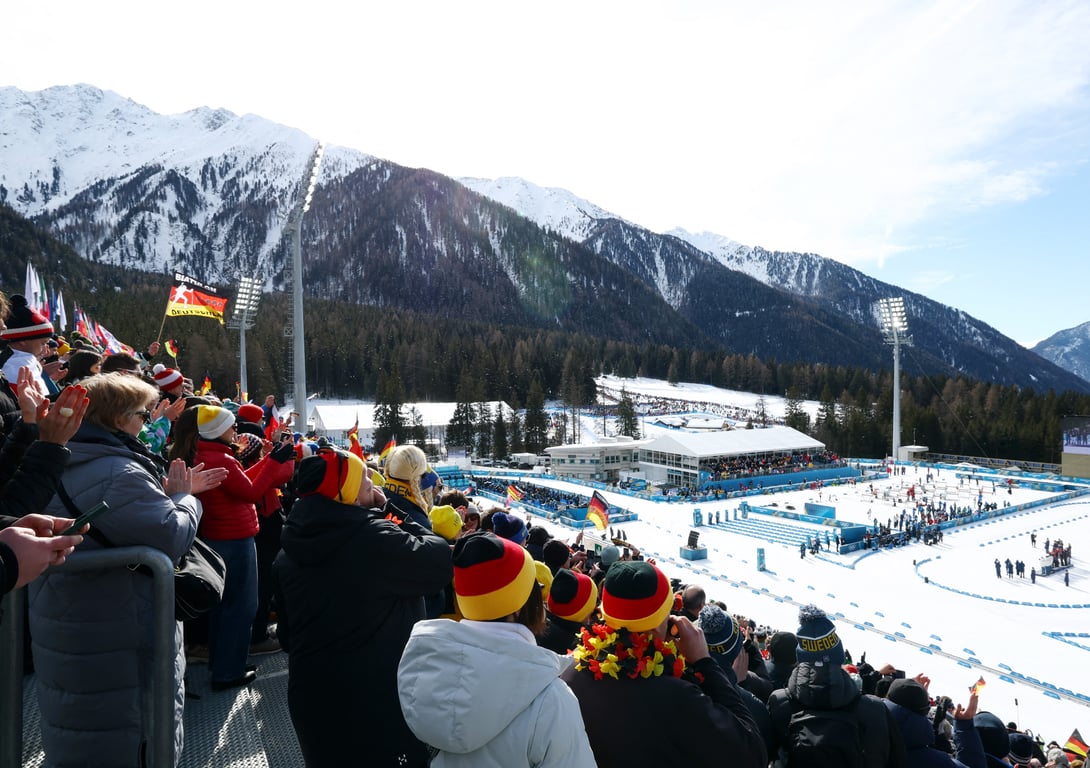 Биатлонный стадион в Антерсельве