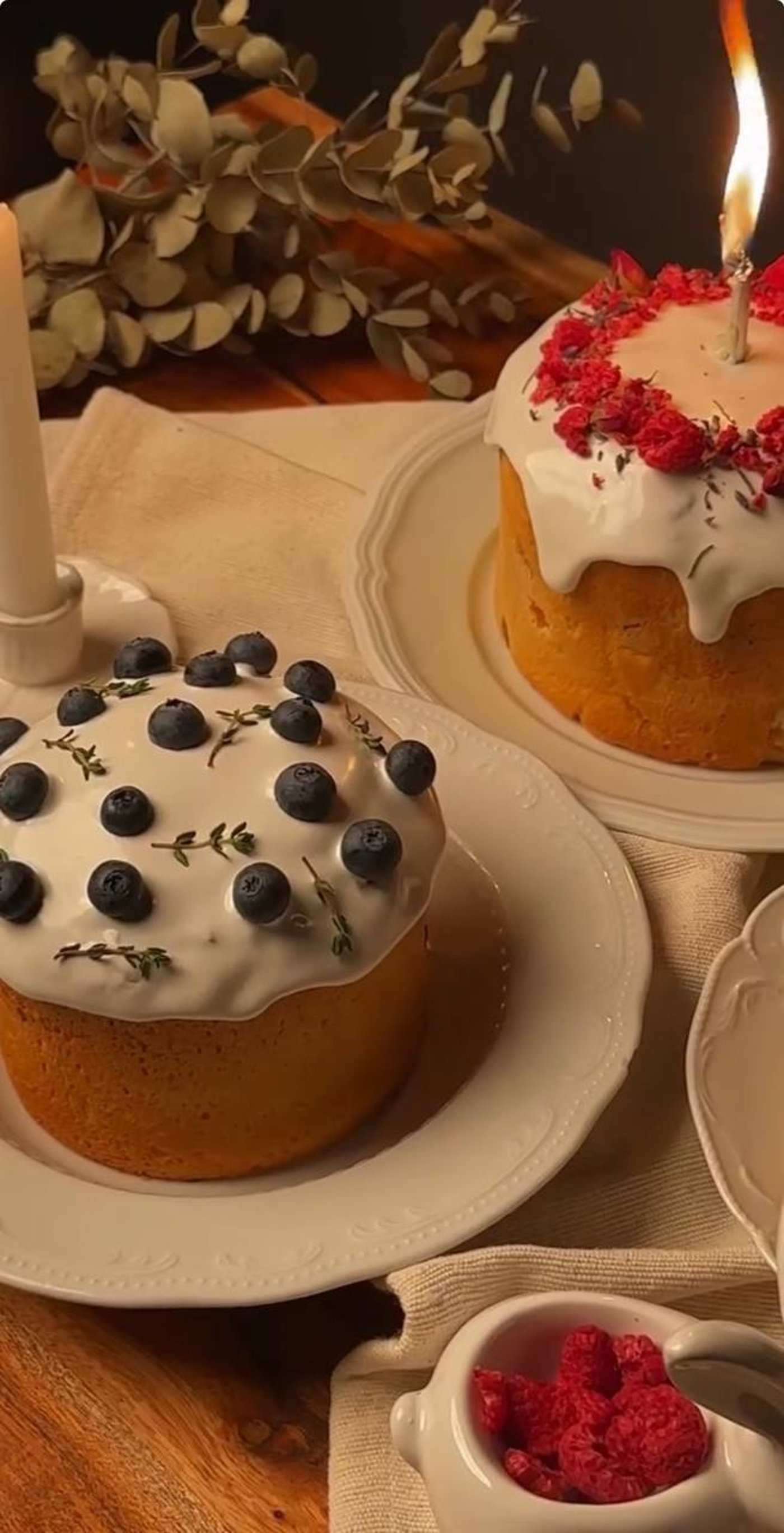 Паска з віденського тіста з глазур'ю, простий рецепт