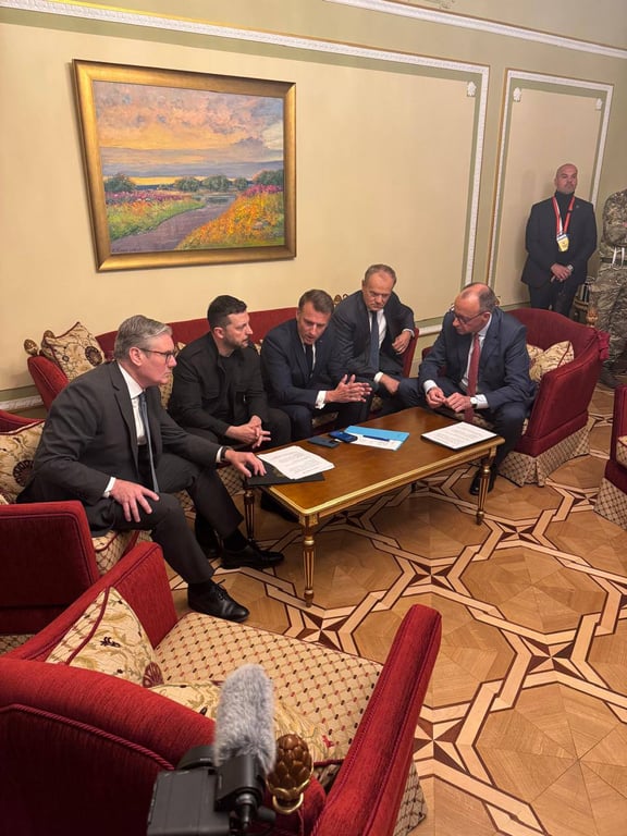 Лідери країн ЄС та Зеленський у Києві 10 травня