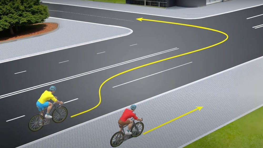 Тест з ПДР: хто з велосипедистів порушує правила?