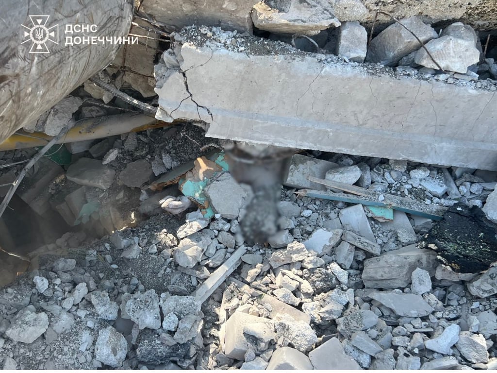 Разрушения после обстрела Константиновки 9 июля 2025 года