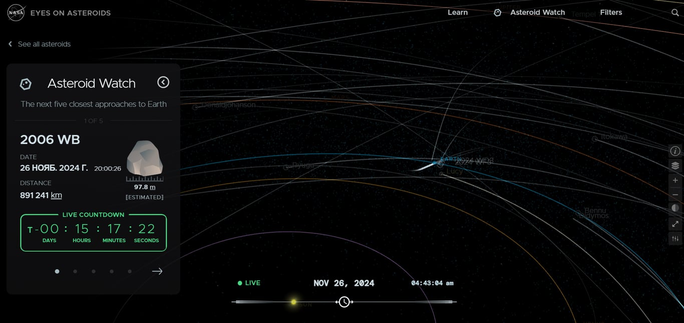 Уже сегодня около Земли пролетит почти 100-метровый астероид - фото 1