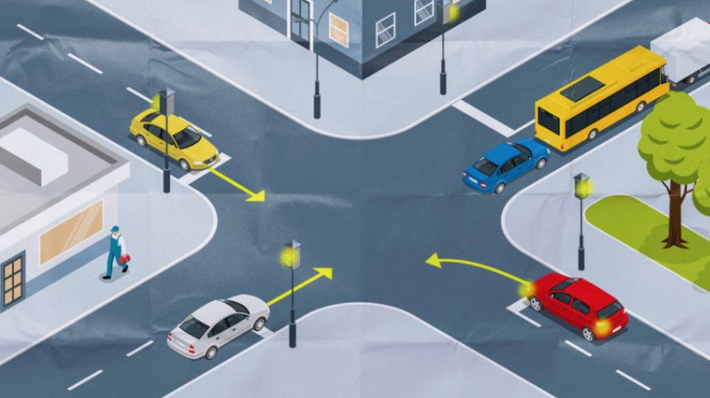 Тест з ПДР: хто проїде останнім?