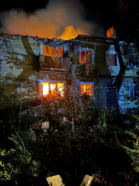 Російський удар по Ізмаїлу 27 вересня