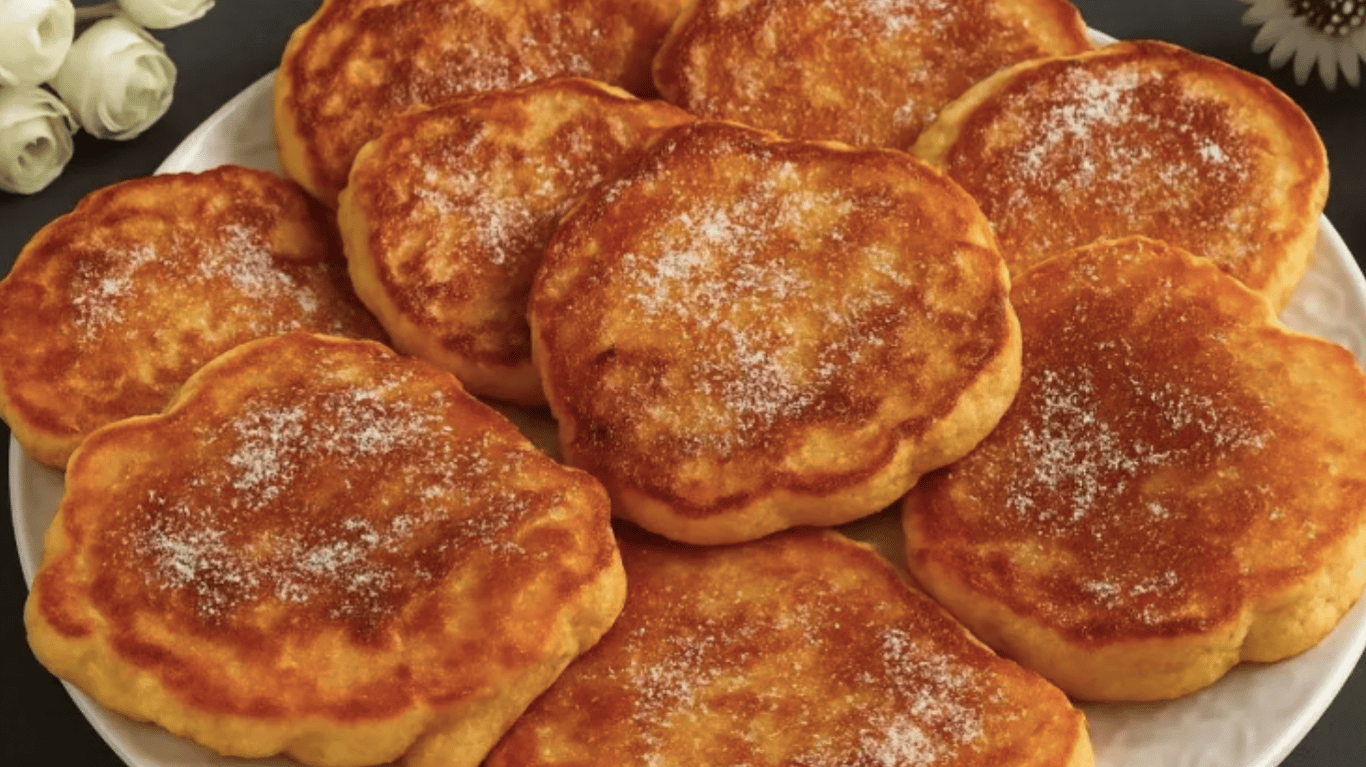 рецепт оладіків за яблуками на десерт