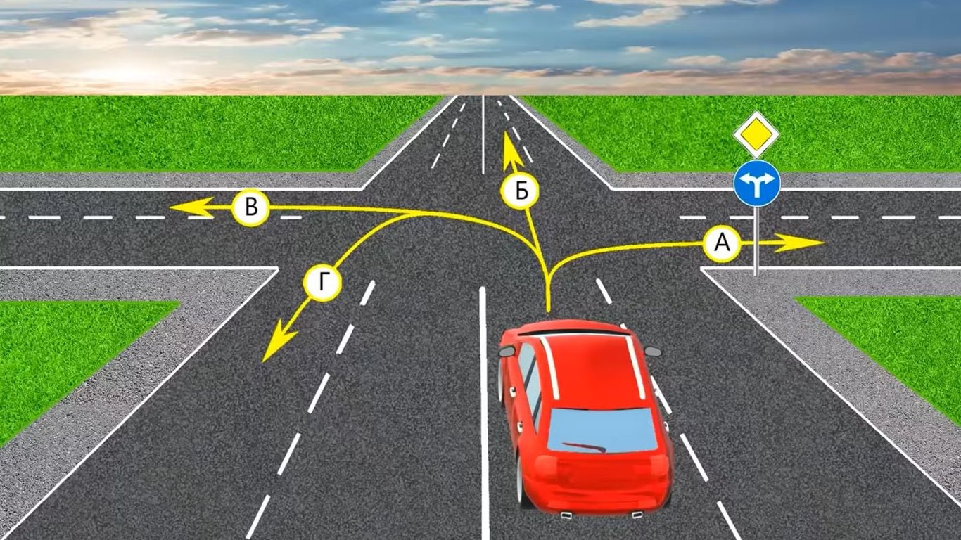 Тест по ПДД: только грамотный водитель разберется, куда разрешено проехать
