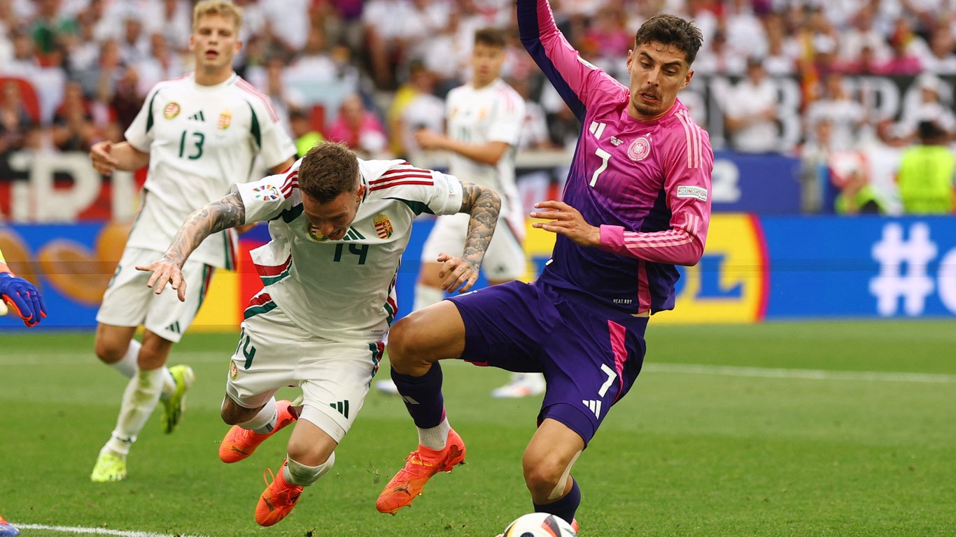 Германия одержала победу в матче против Венгрии на Евро-2024
