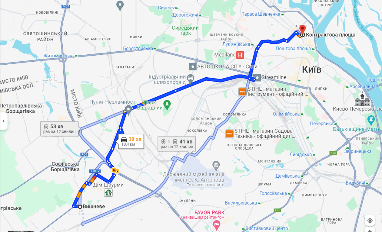 пробки на въезд в Киев 2 ноября