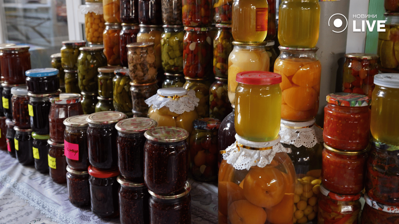 Закрутки из овощей и фруктов