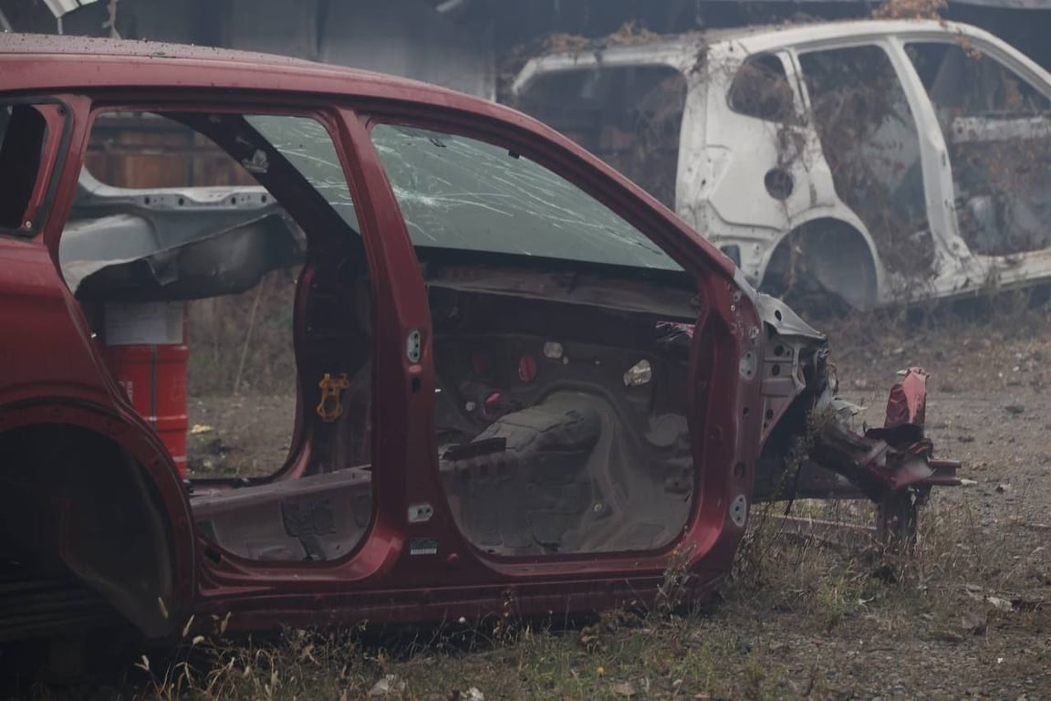 Russian shelling of Dnipro on December 1