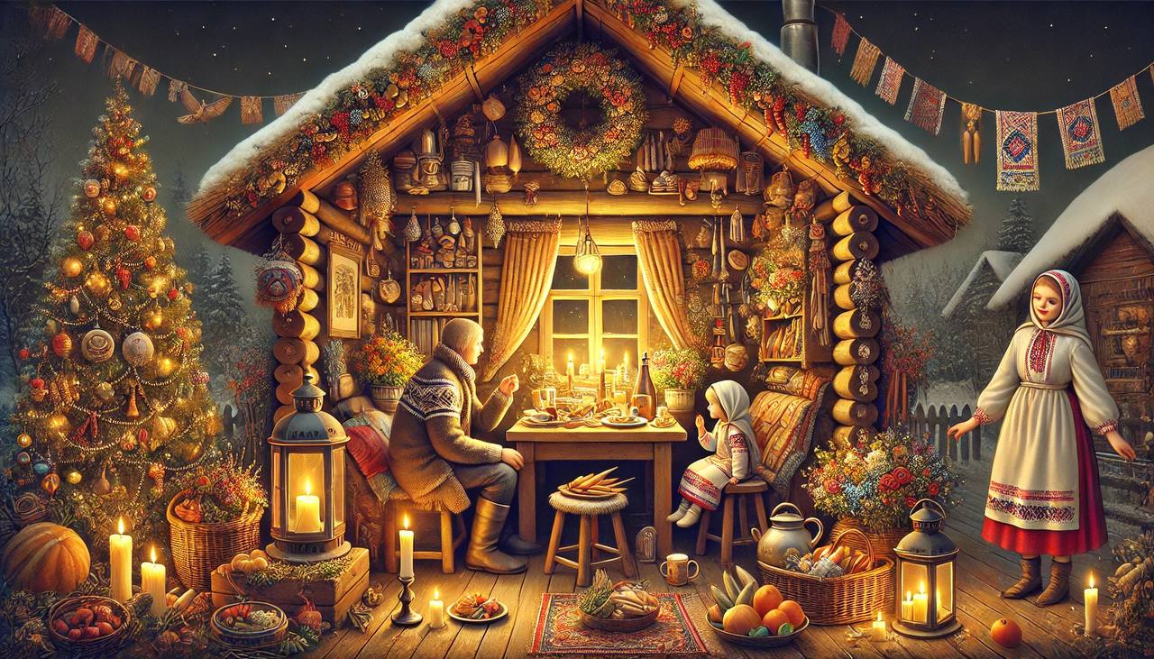 ИИ показал, как празднуют второй Сочельник в Украине