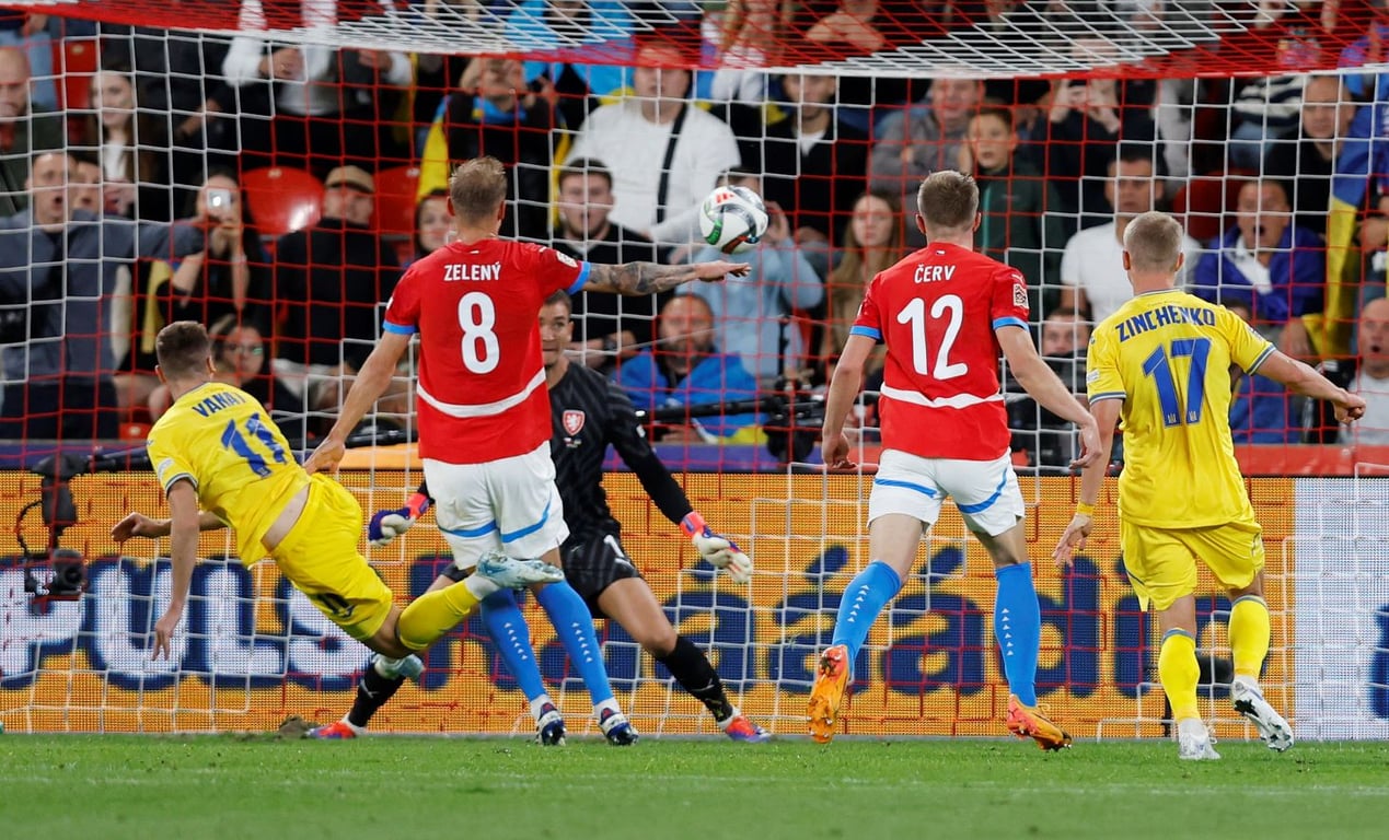 Матч Чехия - Украина