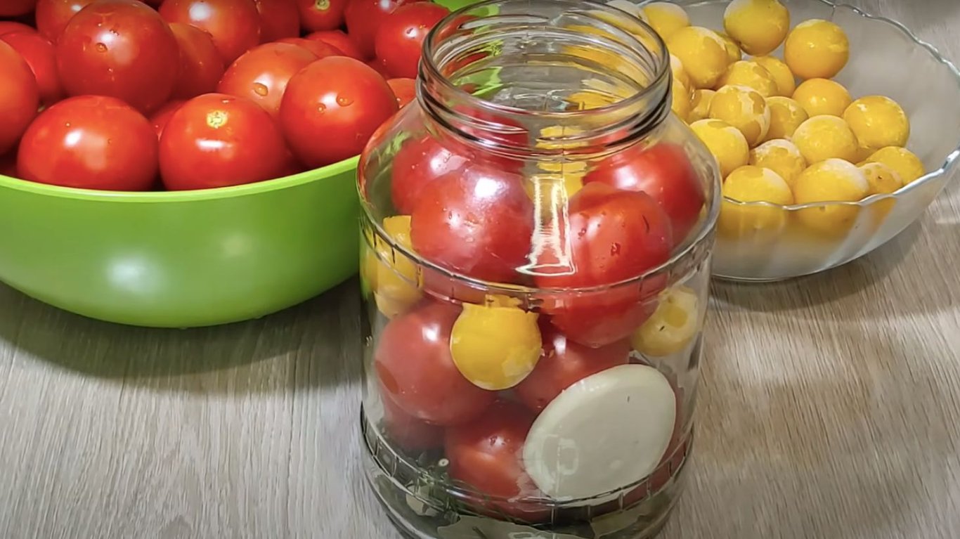 томаты на зиму рецепт