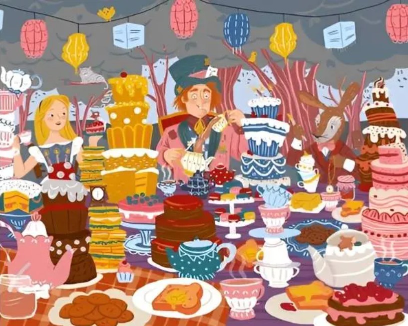 Алиса на пиру — разрешите сложную оптическую головоломку за 7 секунд - фото 1