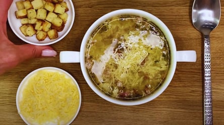 Рецепт чешского чесночного супа "чеснечка" - 285x160