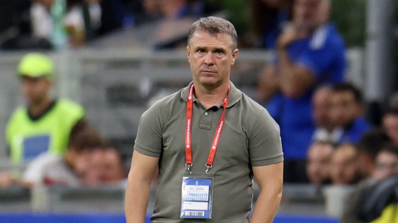Ребров назвал главную причину поражения сборной Украины в Италии