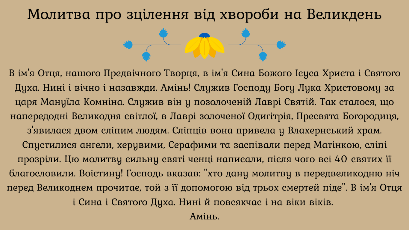 Молитва об исцелении от болезни