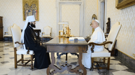 Поїхав плакатись на Україну — представник РПЦ навідався до Папи - 285x160